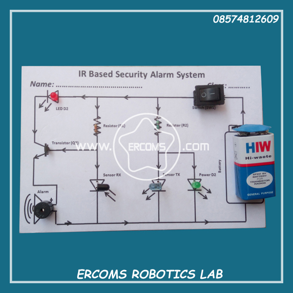 IR Based Security Alarm System